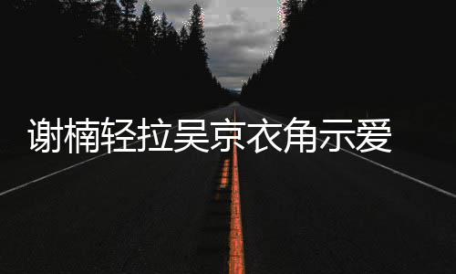 谢楠 甜蜜庆婚七吴京衣角祝结周年轻拉示爱